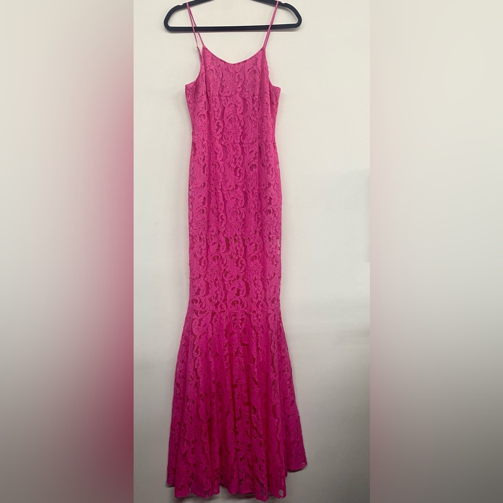 sophisticated evening lace maxi dress